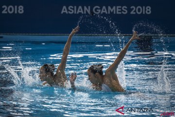 China pertahankan gelar juara ganda putri renang indah