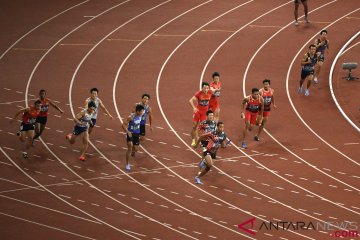 Final Estafet 4X100 Meter Putra