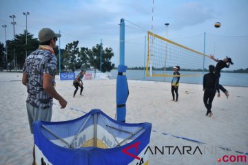 Tim voli pantai putri indonesia taklukan Kazakhstan