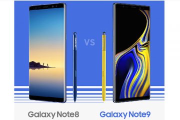 Beda Samsung Galaxy Note8 vs Note9
