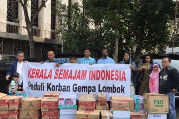 Warga India di Indonesia bantu korban gempa