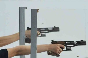 Menembak - Final 25 meter Air Pistol Putri