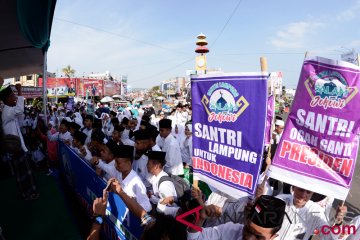 Santri Lampung Dukung Jokowi