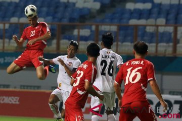 Korea Utara imbang 1-1 lawan Myanmar