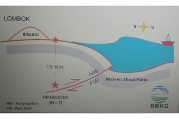 Gempa Sumba Barat dibangkitkan sesar naik