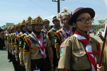 Pramuka harus bisa berjuang di garis depan