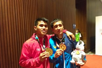 Peraih medali Asian Games diarak keliling kota Ternate