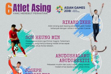 6 Atlet Asing yang Merebut Perhatian di Asian Games 2018