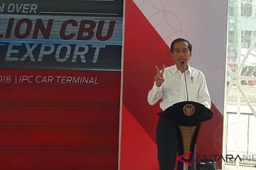 Presiden Jokowi saksikan ekspor Toyota lampaui satu juta unit