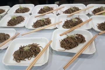 Nikmati resep Soba Saus Karasumi Pasta buatan hotel