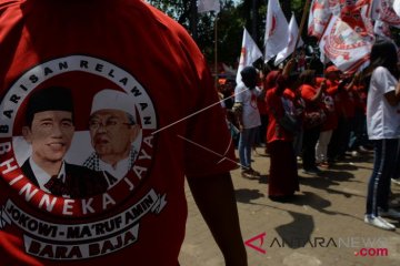 Dukungan relawan kepada capres-cawapres Jokowi-Ma'ruf bertambah