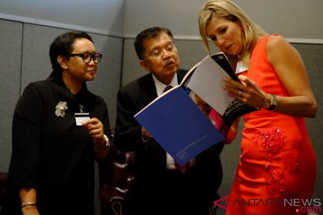 Wapres Jusuf Kalla-Ratu Maxima bicarakan inklusi keuangan
