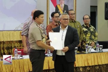 KPU  tetapkan DCT pileg & pasangan capres-cawapres