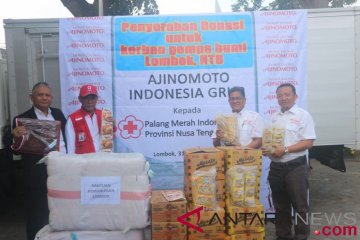 Ajinomoto gelontorkan bantuan senilai Rp.100 juta untuk korban gempa Lombok