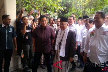 Ma'ruf Amin optimistis umat Islam dukung Jokowi-Ma'ruf