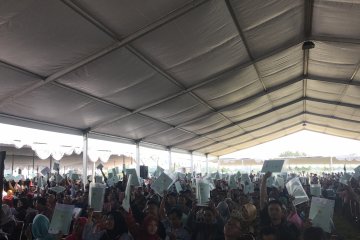 Presiden bagikan 7.000 sertifikat lahan di Bogor