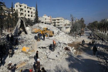 Sejumlah orang tewas akibat bombardir militer Suriah di Idlib