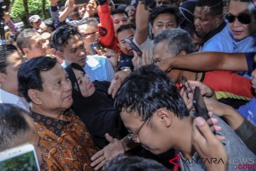 Kunjungan Probowo di Pekalongan