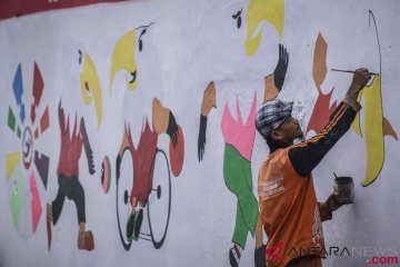 Pademangan Barat juara Lomba Kampung Branding Asian Para Games 2018