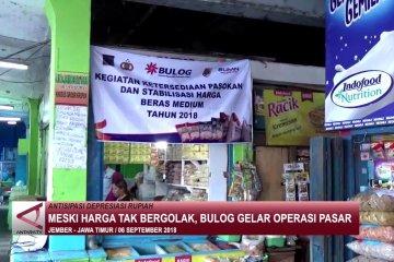 Meski harga tak bergejolak, Bulog gelar operasi pasar