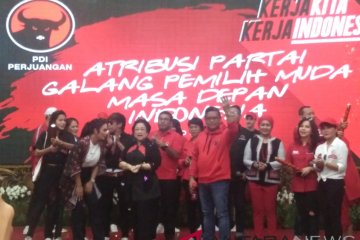 Megawati: Banyak artis dengan kesadarannya pilih PDIP