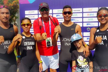 Atlet triathlon Indonesia belajar dari pengalaman Asian Games 2018