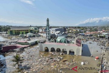 Pasca tsunami di Palu Barat