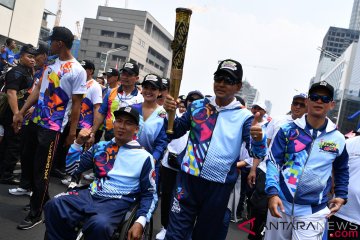 Pawai Obor Asian Para Games