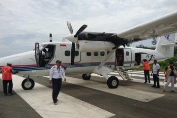 Pesawat Twin Otter  mengangkut beras Bulog dilaporkan hilang
