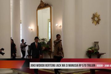 Jokowi bertemu Jack Ma si manusia Rp 570 Triliun