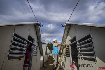 Rumah Transisi Korban Gempa Lombok