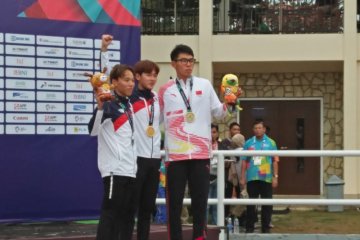 Modern pentathlon - Atlet Korsel sandingkan emas dan perak