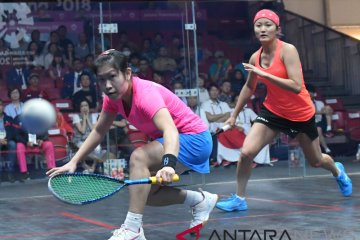 Hong Kong sementara unggul di final beregu putri squash