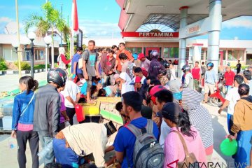 Pengungsi di Palu butuh makanan