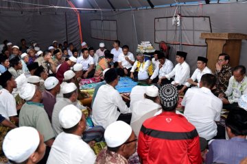Presiden gelar rapat di pengungsian gempa Lombok
