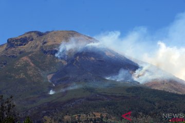 Pemadaman kawasan Gunung Sindoro masih berlangsung