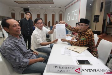 Laporan Dana Awal Kampanye Paslon No Urut 1