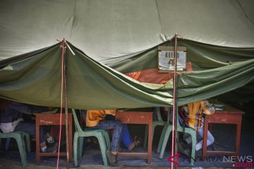 Perdoski bangun sekolah ceria di pengungsian Mataram