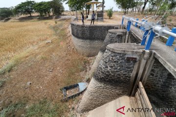 Waduk Kedungsengon Nganjuk Mengering