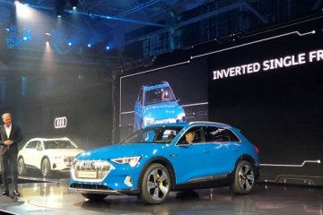 Audi luncurkan SUV listrik di kampung halaman Tesla, dengan bantuan Amazon