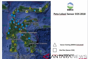 BMKG pasang 20 sensor portabel di Sulawesi