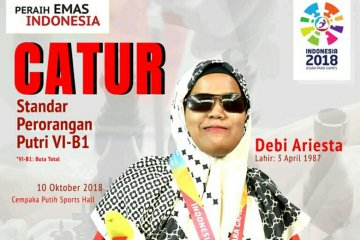 Peraih Emas Indonesia: Debi Ariesta