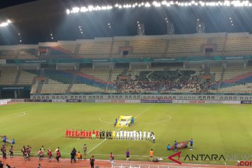 Babak pertama, Alberto bawa Indonesia unggul 1-0 atas Hong Kong