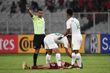 Qatar klarifikasi penyebab pemainnya "bertumbangan" kontra Indonesia