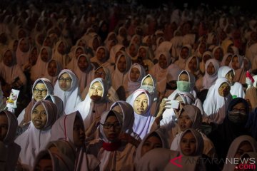 Ribuan santri nusantara apel akbar di Vastenburg