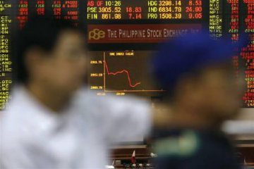 Bursa saham Filipina tutup 1,64 persen lebih rendah