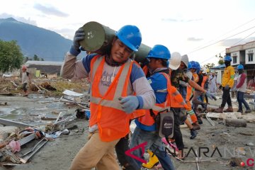 Sinergi BUMN, PLN nyalakan 70 persen beban listrik Palu