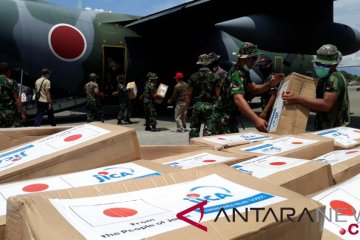 Tim penanggulangan bencana Jepang tiba di Palu