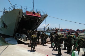 220 prajurit TNI di Lombok bergeser ke Palu
