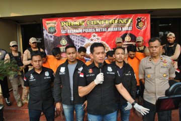 Tujuh pencuri motor di Jakarta Barat mengonsumsi narkoba